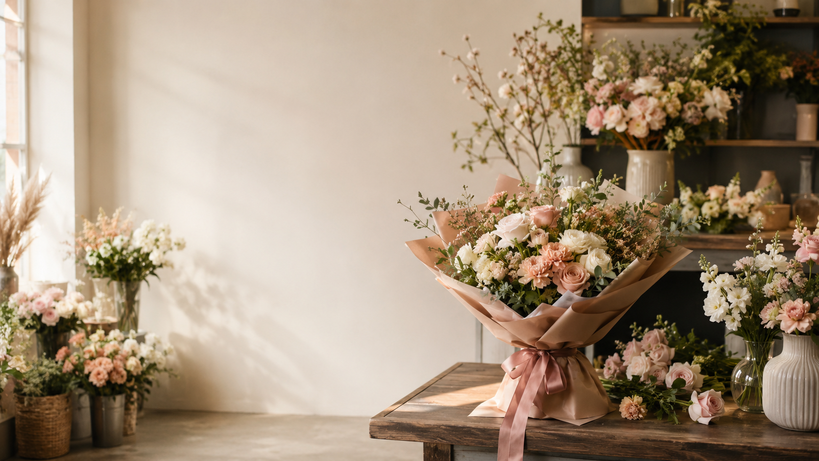 Beautiful flower bouquet arrangement